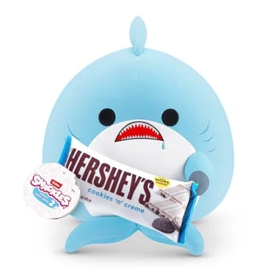 Abbildung von Snackles 77605H, Shark (Hershey, Cookie n Cream), Series 2, großes Plüschspielzeug, Small (20 cm)
