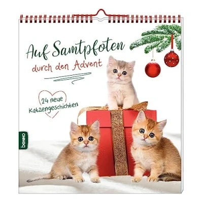 Abbildung von Auf Samtpfoten durch den Advent: 24 neue Katzengeschichten