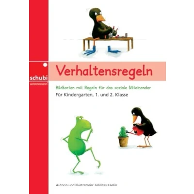 Abbildung von Verhaltensregeln: Bildkarten mit Regeln für das soziale Miteinander (Klassenkarten)