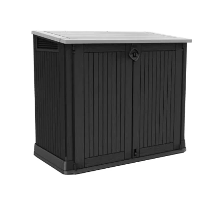 Abbildung von Keter Mülltonnenbox STORE IT OUT MIDI Anthrazit 845 L, 2x 120 L Tonne