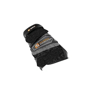 Abbildung von ShockDoctor Erwachsene Handgelenkschützer Handgelenkbandage mit 3 Straps, Black, XL, 824R BK