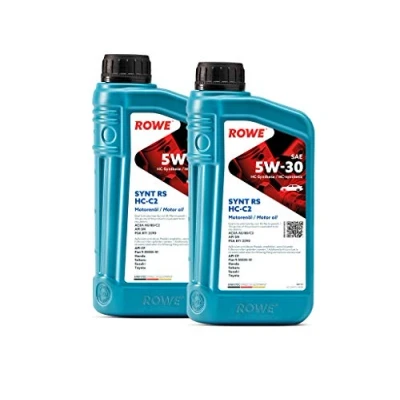 Abbildung von 2 (2x1L) Liter ROWE HIGHTEC SYNT RS SAE 5W 30 HC C2 Motoröl Made in Germany