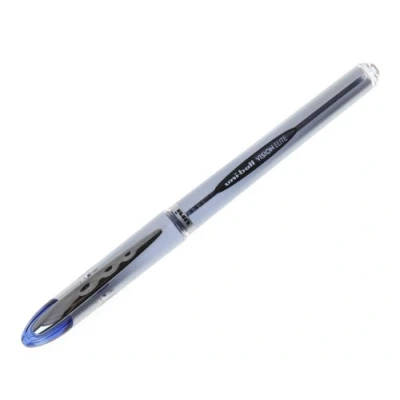 Abbildung von Uni ball UB200 Vision Elite Tintenroller 0,8 mm Spitze 0,6 Strichbreite 12 Stück blau schwarz