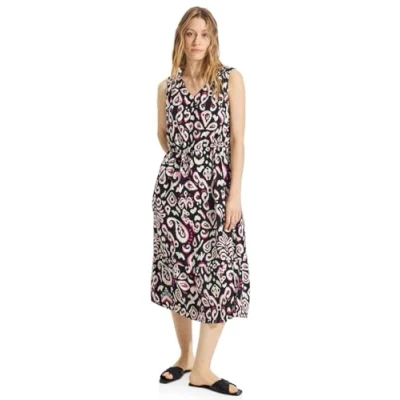 Abbildung von Cecil Sommer MIT Print Freizeitkleid, Damen, Größe: XXL, Schwarz