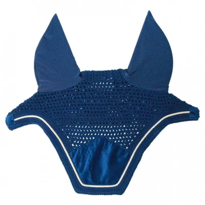 Abbildung von Kentucky Ohrnetz Wellington Basic Velvet Navy Warmblut