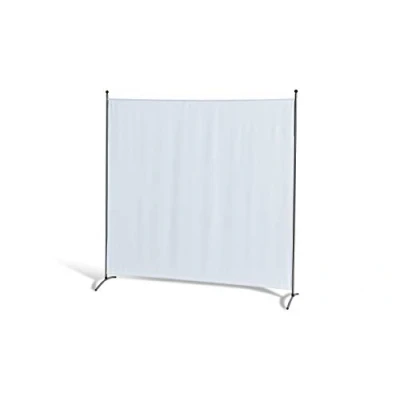 Abbildung von GRASEKAMP Qualität seit 1972 Stellwand 180 x cm Weiß Paravent Raumteiler Trennwand Sichtschutz