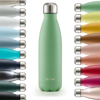 Abbildung von Blumtal Isolierflasche Thermoflasche Charles auslaufsiche Isolierflasche, BPA frei, stundenlange Isolation von Warm und Kaltgetränken