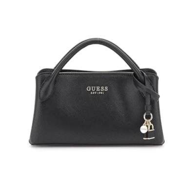 Abbildung von Guess Fedana Girlfriend Satchel Handtasche, Damen, Größe: One Size, Black