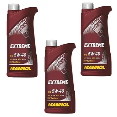 Abbildung von MANNOL 3 x 1L Extreme Motoröl SAE 5W40 SL/CF