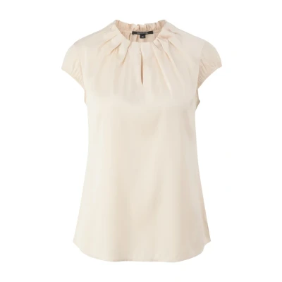 Abbildung von comma ORNÉ DE Fronces Bluse, Damen, Größe: 34, Beige