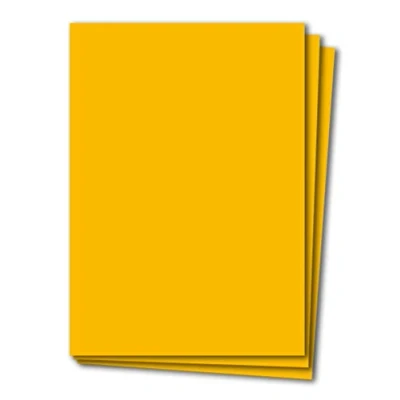 Abbildung von Glüxx Agent 150 Blatt Tonkarton DIN A4 Gelb 240 g/m² Dicker Bastelkarton 21,0 x 29,7 cm Pappe zum basteln für Fotoalbum Menükarte Bedruckbar DIY kreativ Sein