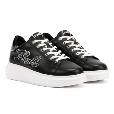 Abbildung von KARL Lagerfeld Kapri Signia Emboss LACE Sneaker low black, Damen, Größe: 40, Black Schuhe