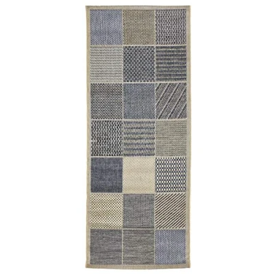 Abbildung von Andiamo Läufer &quot;Clyde 2&quot;, rechteckig, Flachgewebe, Patchwork Design, In und Outdoor geeignet