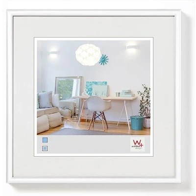 Abbildung von walther design Bilderrahmen weiss 15 x cm New Lifestyle Kunststoffrahmen KV150W