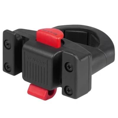 Abbildung von KLICKfix Lenkeradapter Caddy Oversize. schwarz rot. für senkrechte Rohre Ø 36...