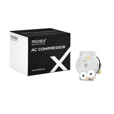 Abbildung von RIDEX 447K0081 Kompressor DKS17D PAG 100 R 134a mit Kompressoröl VOLVO: XC90 I, V70 2, XC70 I Cross Country