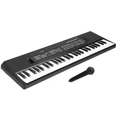 Abbildung von Elektronische Orgel Tastaturen, Tastatur Klavier 54 Tasten Klaviertastatur mit Mikrofon und Aufnahmefunktion für den Außen Innenbereich