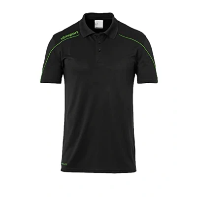 Abbildung von uhlsport Herren Stream 22 Polo, schwarz/Fluo grün, L