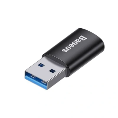 Abbildung von Baseus Ingenuity Series Mini OTG Adapter USB A 3.1 Stecker auf Type C Buchse Schwarz (ZJJQ000101)