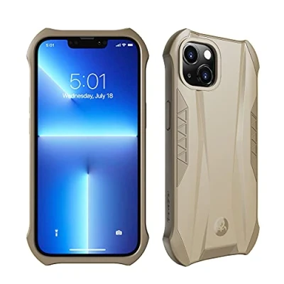 Abbildung von GravaStar für iPhone 13 Case Stoßfestes Bumper Cover MagSafe Kompatibel, Verdickte 4 Eck TechnologieVerstärkter Fallschutz Anti Rutsch Matte Oberfläche Hard Armor (Desert Sand)