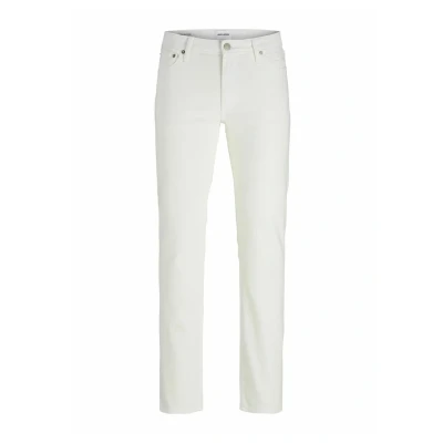 Abbildung von Jack &amp; Jones Clark EVAN AM Jeans Straight Leg, Herren, Größe: 29x32, White denim