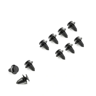 Abbildung von LST 10x Seitenschutzleisten Zierleisten Befestigungs Clips Kompatibel mit Fiat Panda 169