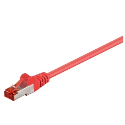 Abbildung von Goobay 68280 CAT 6 Patchkabel, S/FTP (PiMF), Rot, LSZH halogenfrei, Kupfer