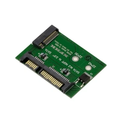 Abbildung von KALEA INFORMATIQUE M.2 auf SATA Half Slim Adapter für SSD M2 NGFF B Key SATA.