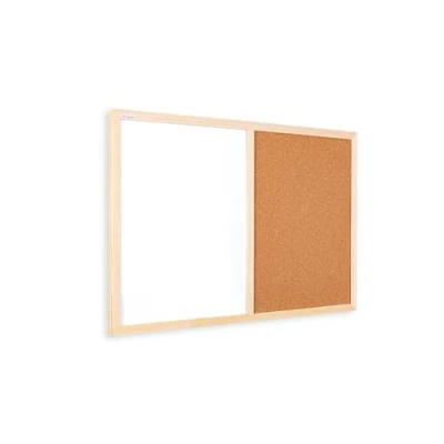 Abbildung von ALLboards Tafel Kombi Kork Magnettafel 90x60 cm, Holzrahmen + ZUBEHÖR