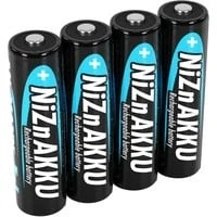 Abbildung von ANSMANN AG Akku Mignon AA 1500mAh 1,6V NiZn, 4 Stück 1600 mAh (1.6 V)