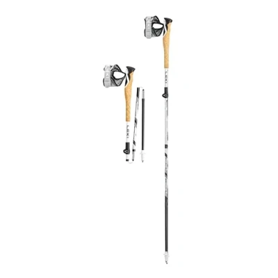 Abbildung von Leki WANDERSTÖCKE Cross Trail FX Superlite Compact Ski/Snowboard Zubehör, Größe: One Size, Weiss schwarz