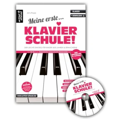 Abbildung von Meine erste Klavierschule inkl. Audio CD! Der leichte Einstieg für Kinder ab 8 Jahren, Jugendliche &amp; erwachsene Wiedereinsteiger (inkl. CD Download). Lehrbuch Piano. Klavierstücke. Klaviernoten.