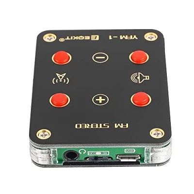 Abbildung von FM Stereo Radio DIY Kit, YFM 1 Elektronische Stereoradio Löt Bausatz, 76 108 MHz Elektronisches Lötübungskit zum Löten Lernen