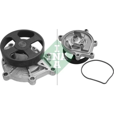 Abbildung von INA 538 0194 10 Wasserpumpe mit Riemenscheibe für Keilrippenriementrieb MINI: Countryman, Schrägheck, Clubman, TOYOTA: Avensis III Station Wagon