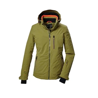 Abbildung von killtec Damen SkijackeFunktionsjacke mit abzippbarer Kapuze und Schneefang KSW 36 WMN SKI JCKT, kiwi, 38, 41970 000