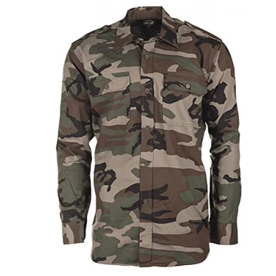 Abbildung von Mil Tec Ripstop Hemd Woodland 3XL