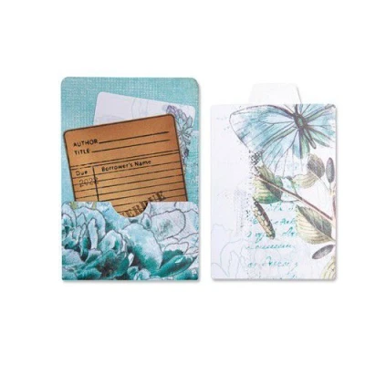 Abbildung von Sizzix Thinlits Eileen Hull, 666151, Stanzschablonen aus Metall für Kartenherstellung, Scrapbooking, Papierhandwerk und mehr, 5er Pack, White, One Size