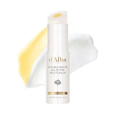 Abbildung von d&#039;alba Italian White Truffle Double Serum All in one Multi Balm, vegane Hautpflege, 3 1 Behandlung mit weißen Trüffeln zur Faltenverbesserung, Stick Eye Treatment Balm