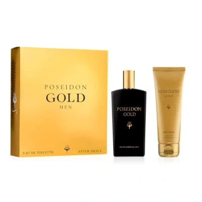 Abbildung von Poseidon Gold Pack Eau de Toilette und After Shave, 100 ml, Verpackung kann variieren
