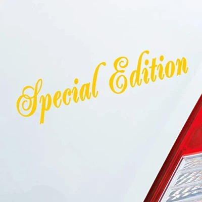 Abbildung von Hellweg Druckerei Special Edition Car Tuning Motorrad Auto Aufkleber Sticker Heckscheibenaufkleber