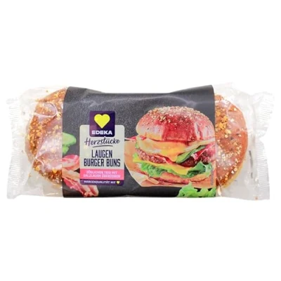 Abbildung von Edeka Herzstücke Laugen Burger Buns, 8er Pack (8 x 300g)