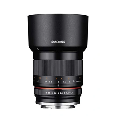 Abbildung von Samyang 35/1,2 Objektiv APS C Fuji X manueller Fokus Fotoobjektiv, Weitwinkelobjektiv schwarz, T30 II