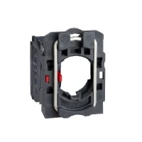 Abbildung von Schneider Electric ZB5AZ102 Hilfsschalterblock mit Befestigungsflansch, Harmony XB5, Knuststoff, 22mm, 30mm, 1Ö, Schraubklemme