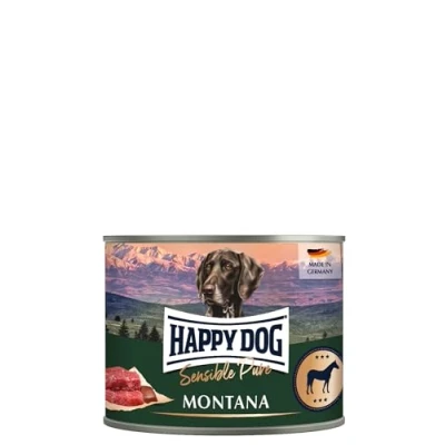Abbildung von Happy Dog Sensible Pure Montana (Pferd) M 6X 200g