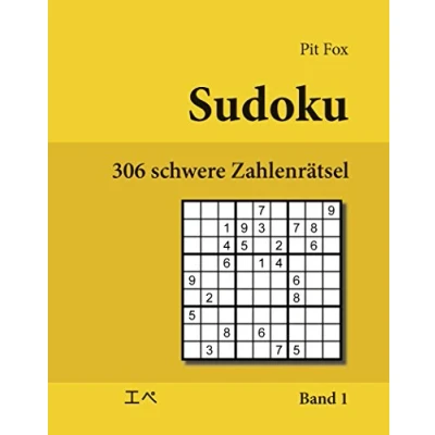 Abbildung von sudoku 306 schwere Zahlenrätsel (306 hard puzzles): Band 1