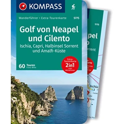 Abbildung von KOMPASS Wanderführer Golf von Neapel, Ischia, Capri, Halbinsel Sorrent, Amalfi Küste und Cilento, 60 Touren mit Extra Tourenkarte: GPS Daten zum Download