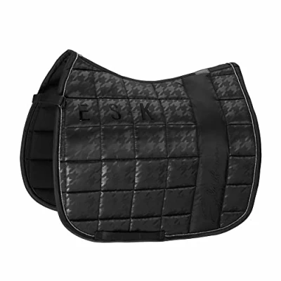 Abbildung von Eskadron Schabracke Big Square Glossy Dressur Schwarz Pony