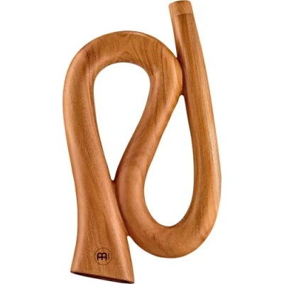 Abbildung von Sonic Energy S Form Didgeridoo Reise Instrument Stimmung C Mahagoniholz, Natur (DDPROFSC)