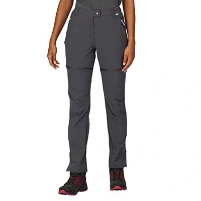 Abbildung von Regatta Mountain Zip Off Wanderhose für Damen mit Isoflex Gewebe, perfekt zum Wandern, Spazierengehen und Outdoor Aktivitäten