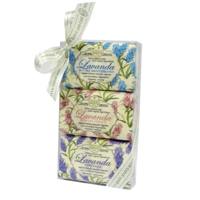 Abbildung von Nesti Dante Lavanda GIFT SET Körperpflegeset, Größe: 450 g, Weiß